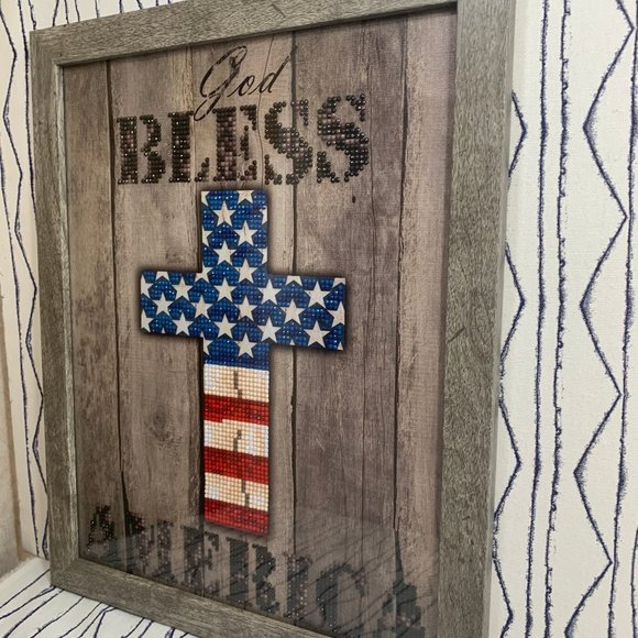 ⭐️ Patriotic Framed Diamond Art - Picture 5 of 8